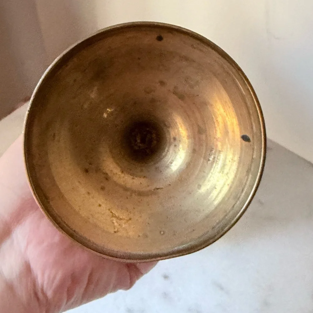 Pair Vintage Indian Bidriware Vase